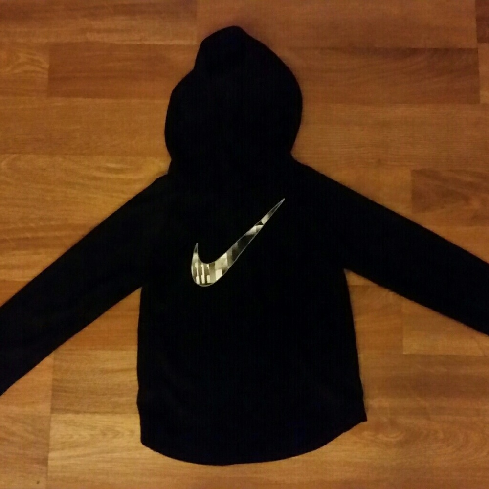 Toddler boys 3T Nike hooded knit long sleev shirt